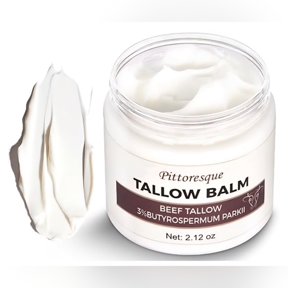 Pittoresque Beef Tallow,Nourishing Tallow Balm 2.12oz Rich Moisturizer for Face - Picture 1 of 9